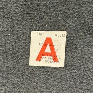 NOS Genuine Accutron by Bulova Watch Part.  A2181 #581A.  Date Trip Arm.